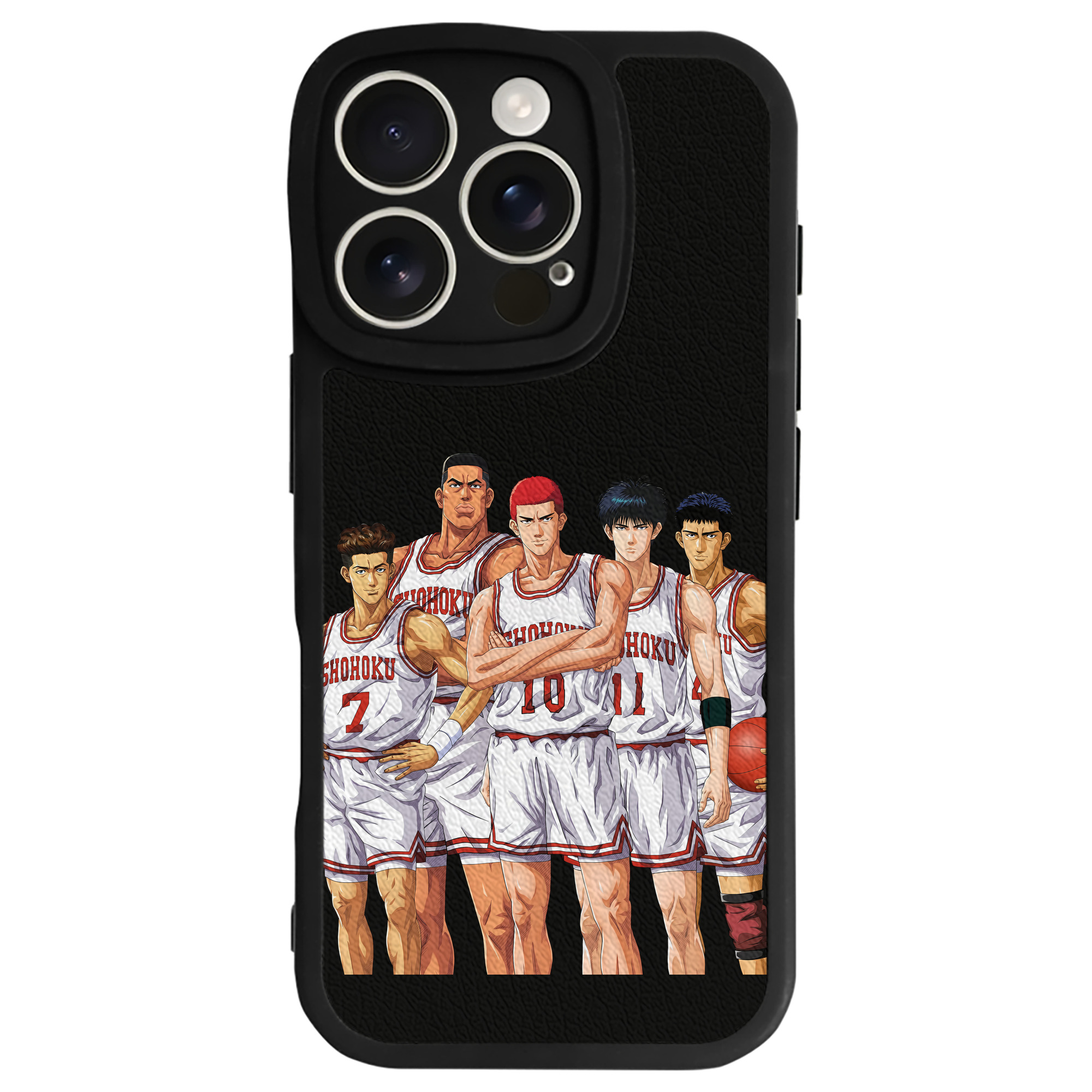（画像用） SLAM DUNK／スラムダンク 【iPhone 16シリーズ対応】シリコンスマホケース（レザー調） 材質：シリコン